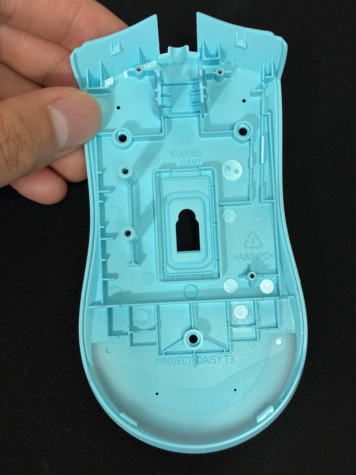 Finished bottom shell trim, first view